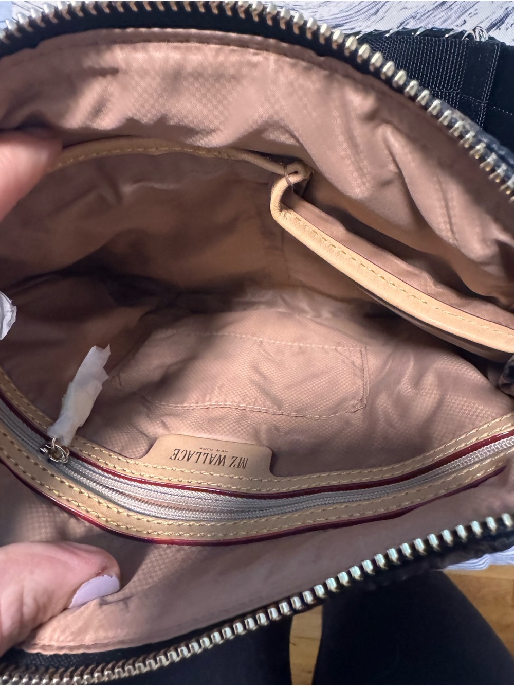 MZ WALLACE Tortoise Downtown Crosby Crossbody quilted - Picture 5 of 12